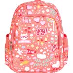 Roze Rugzak voor Kinderen met Fun Print | A Little Lovely Company