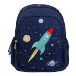 Blauwe Rugzak voor Kinderen met Ruimte Print | A Little Lovely Company