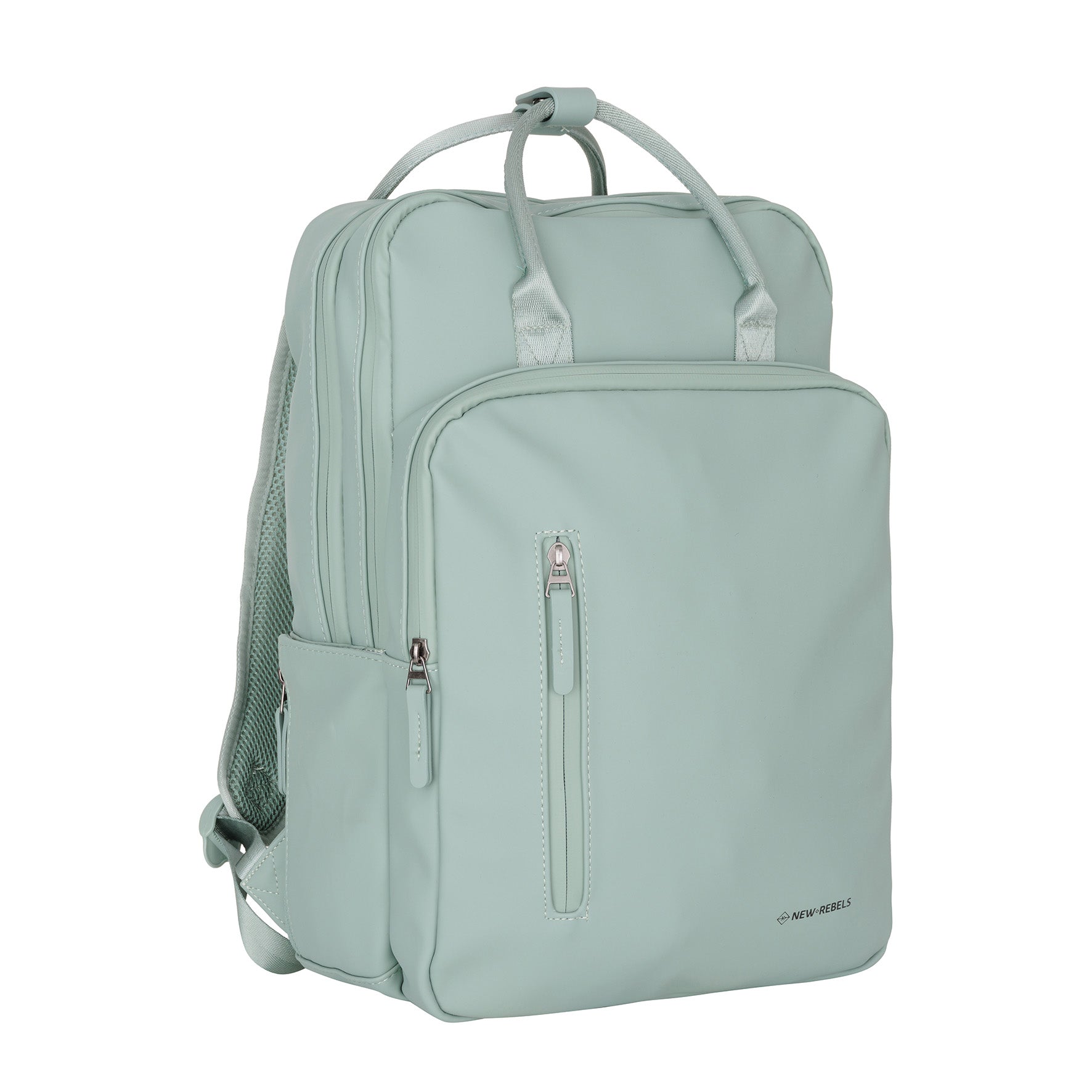 backpack-rugzak-dames-251knm-1.jpg New Rebels Rugzak 'Milwaukee' saliegroen shoppen? | BEARLifestyle.nl - Afbeelding 1