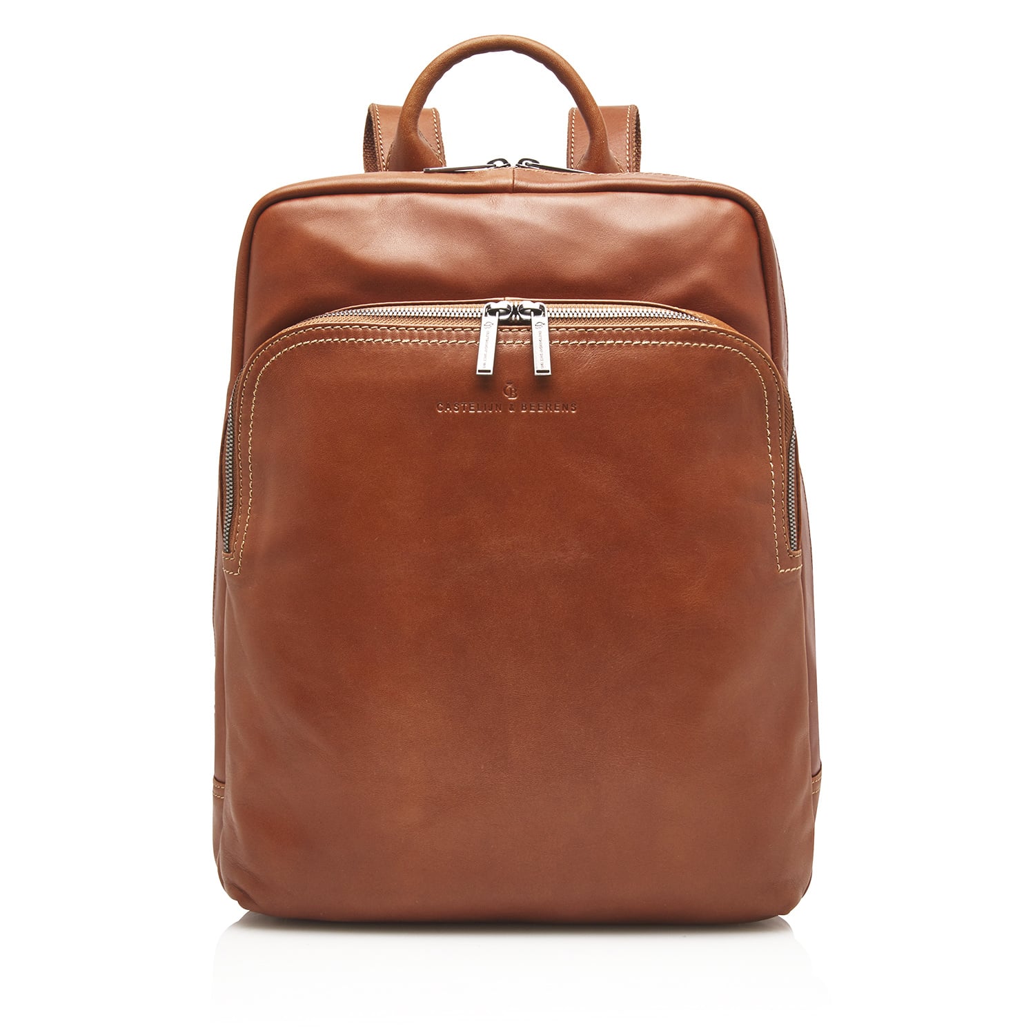 castelijn-en-beerens-rugzak-941nnx-1.jpg Laptoprugzak 15,6" + tablet RFID | Lichtbruin | Castelijn & Beerens - Afbeelding 1