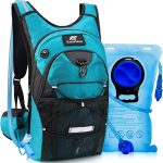 Expansea drinkrugzak met drinkblaas 3 liter, BPA vrij, waterdichte outdoorrugzak, rugzak met drinksysteem, rugzak voor outdoorsport, hardlopen, ...