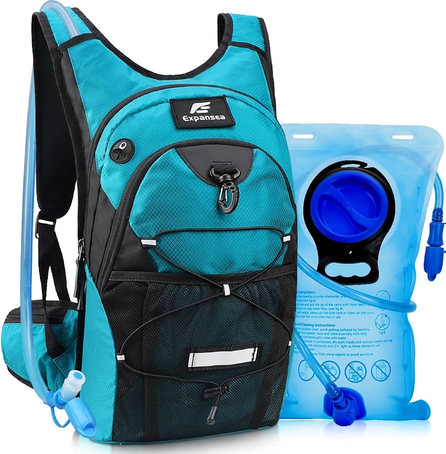 drinkrugzak-hardlopen-384xop-1.jpg Expansea drinkrugzak met drinkblaas 3 liter, BPA vrij, waterdichte outdoorrugzak, rugzak met drinksysteem, rugzak voor outdoorsport, hardlopen, ... - Afbeelding 1