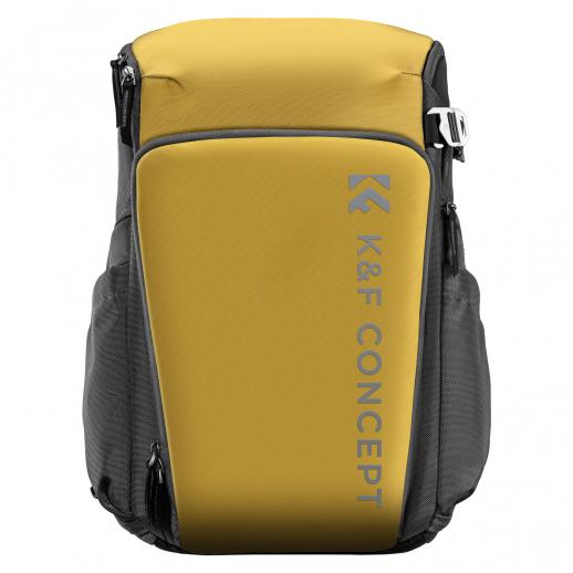 foto-rugzak-244ogr-1.jpg Camerarugzak Fotorugzak Voor Fotografen Camera Rugzak Met 16 inch Laptopvak Alpha Backpack 25L Geel - Afbeelding 1