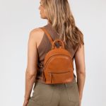 Ivy Mini Rugzak Wild Oak Soft Grain Leer