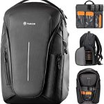 TARION Zone Camera rugzak, grote capaciteit, cameratas met 39,6 cm (15,6 inch) laptopvak, professionele waterdichte rugzak voor fotografie, Zwart, M, Klassiek : Amazon.nl: Elektronica