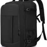 55x40x20 Handbagage Rugzak voor Vliegtuig 44L Grote Reisrugzak met 18 Inch Laptopfach Anti Diefstal Geschikt voor Mannen & Vrouwen, Zwart : ...