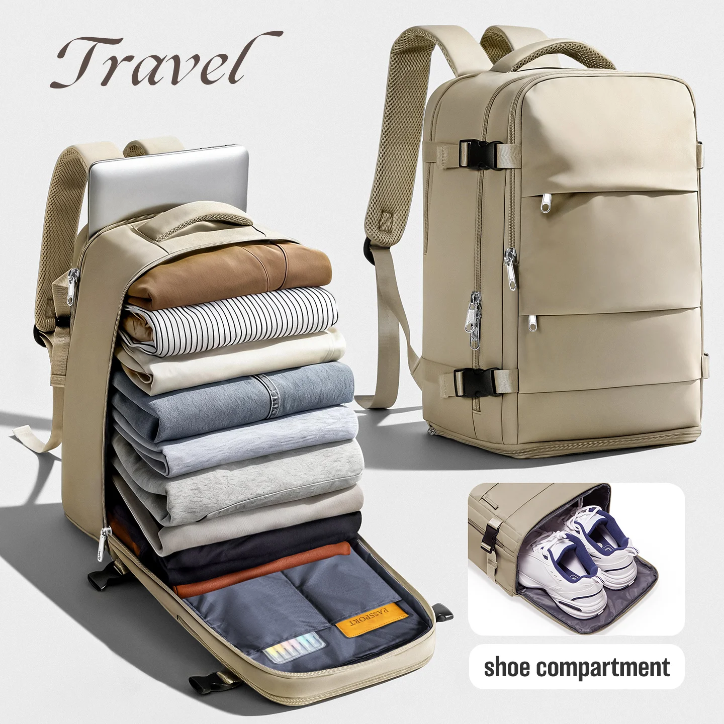 handbagage-rugzak-40x30x20-717aap.webp Handbagage Ryanair 40x30x20 Reisrugzak Handbagage Vliegtuigcabine max wizz air Rugzak, Dames Heren Notebook Rugzak AliExpress - Afbeelding 1