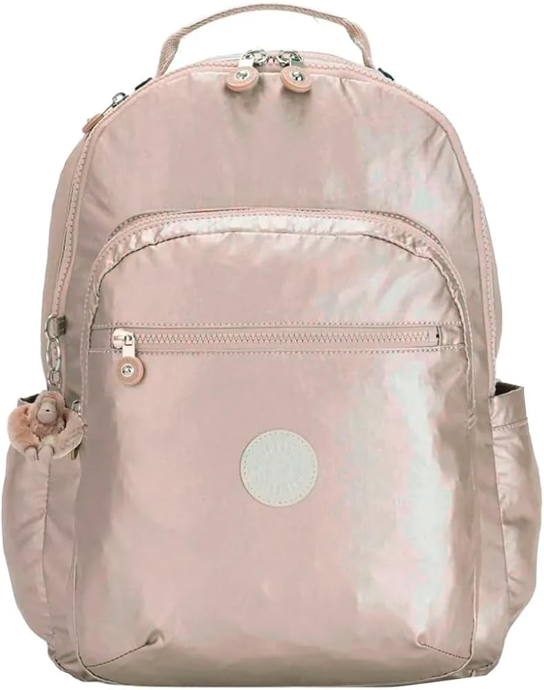 kipling-rugzak-groot-305qwh-1.jpg Kipling SEOUL Grote rugzak, Metallic Glow (Zilver) : Amazon.nl: Elektronica - Afbeelding 1