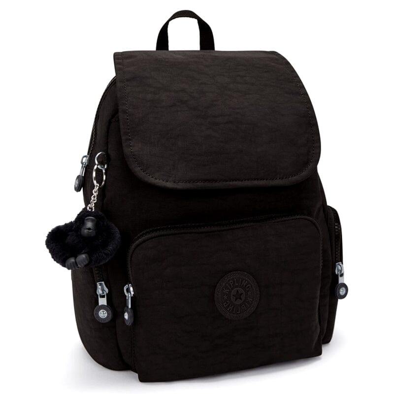 kipling-rugzak-groot-499fvd-1.jpg Kipling City Zip S Rugzak Black Noir – Engbers Bags, Travel & More - Afbeelding 1