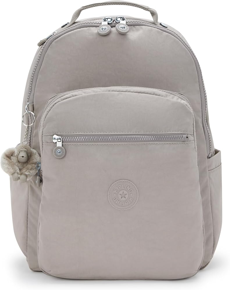 kipling-rugzak-groot-940wkd-1.jpg Kipling SEOUL Grote rugzak, Grey Gris (Grijs) : Amazon.nl: Elektronica - Afbeelding 1