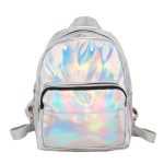 Kleine rugtas holografisch rugzak iridescent