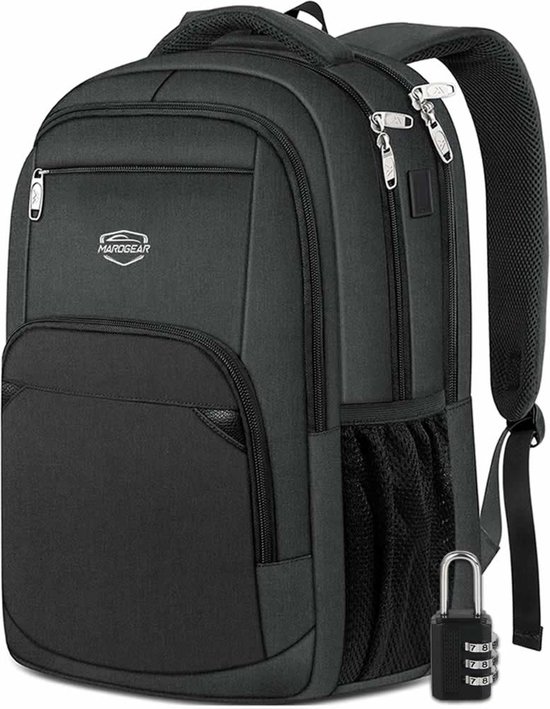 laptop-schooltas-562ixm-1.jpg MAROGEAR Stevige laptop rugtas Campus schooltas Waterafstotend USB oplaadpoort | bol - Afbeelding 1