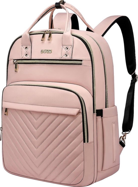 laptop-schooltas-739xny-1.jpg Laptop Rugzak Dames Schooltas Voor Laptop Rugtas Schooltassen Leer Laptoptassen Schooltas Met Laptopvak - Afbeelding 1