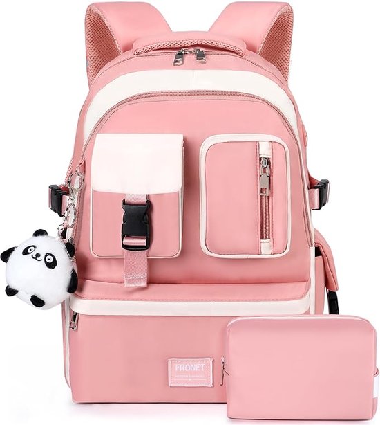 laptop-schooltas-944ifo-1.jpg School Rugzak laptop tas voor tieners en meisjes, uniseks boekentassen voor studenten... | bol - Afbeelding 1