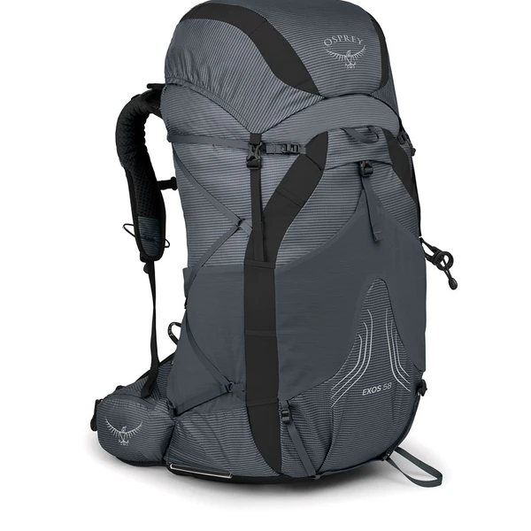 lichtgewicht-rugzak-522bpa.webp osprey exos 58 tungsten grey small medium lichtgewicht rugzak - Afbeelding 1