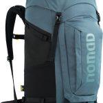 NOMAD® Batura 55 liter Staal Blauw | Premium Backpack Dames & Heren | Hiking Trekking Rugzak incl Flightbag / Hoes