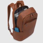 PIQUADRO Kleine rugzak voor laptop en IPAD® BLACK Vierkant – Maletas Greenwich