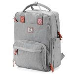 Brisby Rugtas unisex LTO lichtgrijs waterafstotend laptopvak handbagage Lichtgrijs / 25 Liter