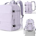 Handbagage rugzak, 40 x 20 x 25 cm, grote reisrugzak voor dames, wandelrugzak,... | bol