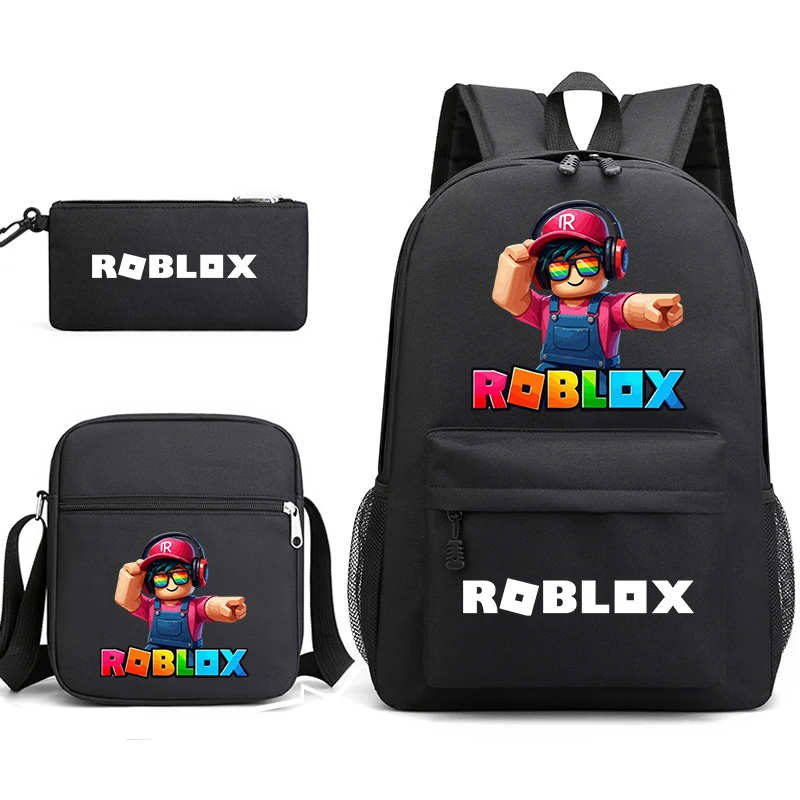 roblox-rugzak-558nyy.webp 3 delige Roblox Rugzakset – Rugzak + Crossbag + Etui, Lichtgewicht, Waterdicht, Voor Jongens & Meisjes - Afbeelding 1