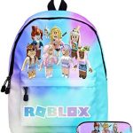 Meisjes Roblox Rugzakken voor school Galaxy Regenboog Planeet Boekentassen voor kinderen tieners peuters Mode Dagrugzak Reistas Laptoptas en potloodzak (hemelblauw) : Amazon.nl: Kleding, schoenen & sieraden