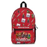 Roblox rugzak met naam Lichtgewicht en waterdichte schoolrugzak voor kinderen, met laptopvak en personalisatiemogelijkheid, cadeau voor Roblox fans Etsy Nederland