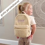 Teddy rugtas met naam | kraamcadeau | newborn