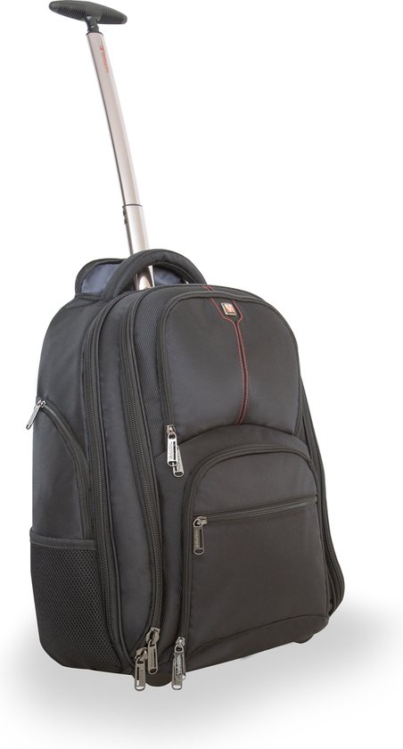 rugtas-met-wielen-309amk-1.jpg Verbatim Paris Laptoprugzak met wieltjes 17 inch 36 liter RFID Secure | bol - Afbeelding 1