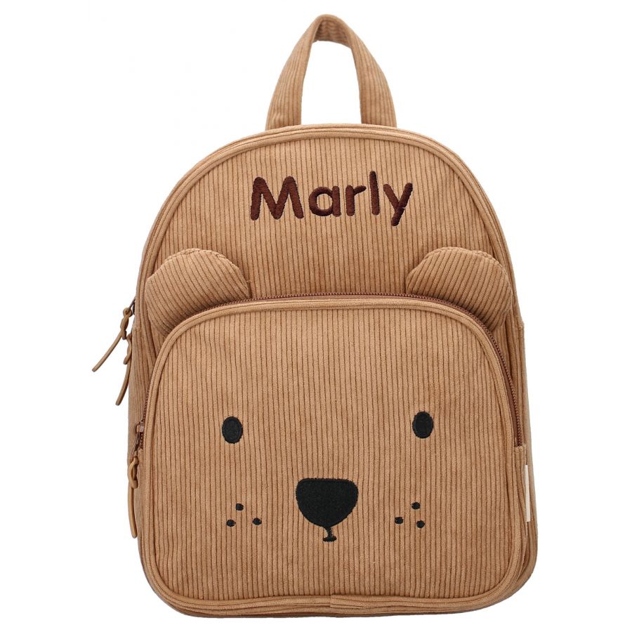 rugtasje-546uzl-1.jpg Kidzroom Rugtasje Beary Excited met geborduurde naam | tjongeukkie.nl heeft het! - Afbeelding 1