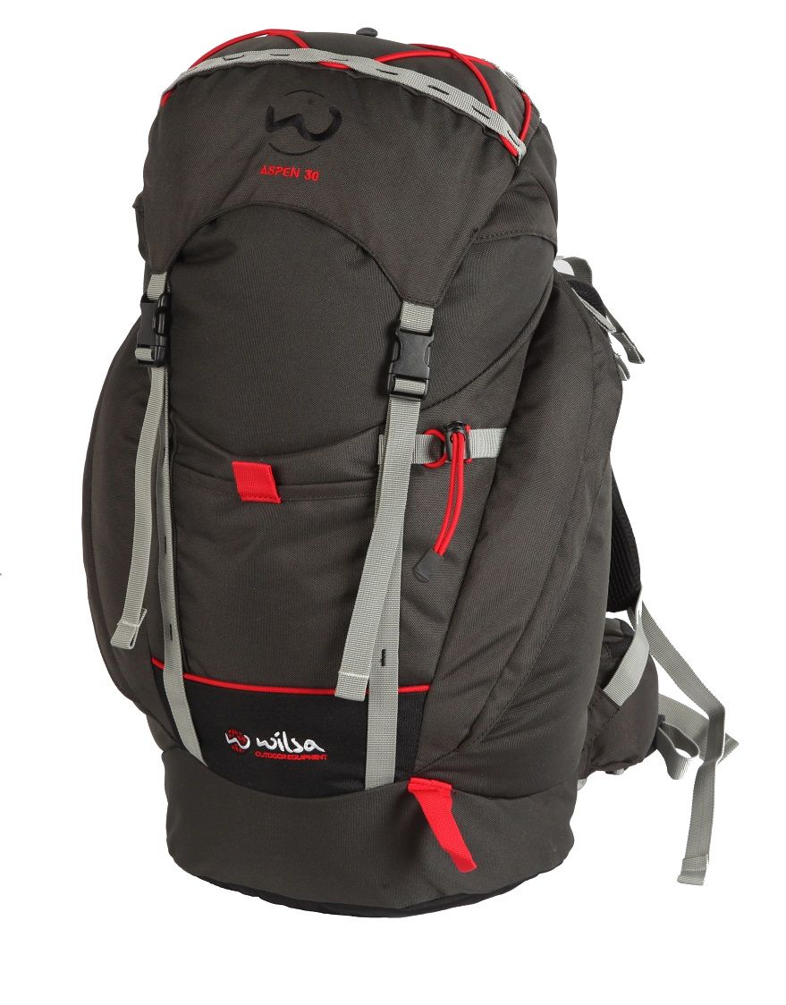 rugzak-30-liter-dames-211pon-1.jpg Wilsa rugzak Aspen 30 liter donkergrijs - Afbeelding 1