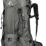 free knight 60 liter waterdichte rugzak, ultralicht, opvouwbare reisrugzak met regenbescherming, grijs 68 : Amazon.nl: Sport & outdoor