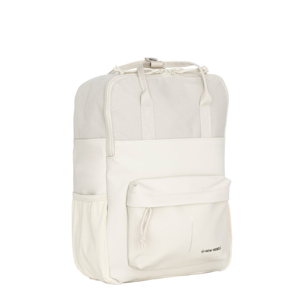 rugzak-beige-717foo-1.jpg New Rebels Bruce Chicago Beige 17L Rugzak Waterafstotend Laptop 14" New Rebels - Afbeelding 1