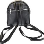 Dames rugtas leer zwart Leren rugtas dames Kleine leren rugzak dames Stijlvolle... | bol