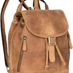 STILORD "Allison" Leren Rugzak Dames Vintage Kleine Daypack Backpack Handbag Hippe Rugtas City Dagrugzak voor Shopping Business Echt Leer Kleur:dijon ...