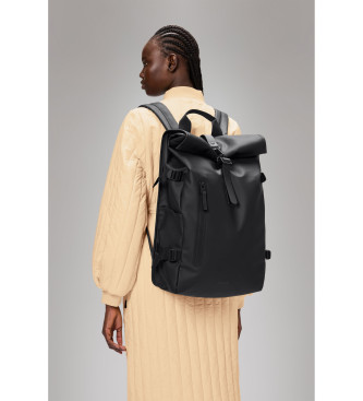 rugzak-groot-378pru-1.jpg Rains Rolltop rugzak groot zwart Esdemarca winkel voor schoenen, mode en accessoires merkschoenen en merksneakers - Afbeelding 1