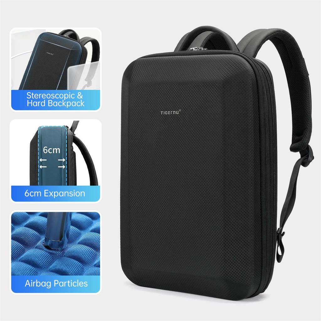 rugzak-heren-laptop-055skt-1.jpg Tigernu Business Heren Rugzak 15,6 inch Uitbreidbare Laptop Dunne Mannelijke Rugzak Mode Anti diefstal Pack Tas Voor Tiener kopen vanaf een prijs van 52 | Joom - Afbeelding 1