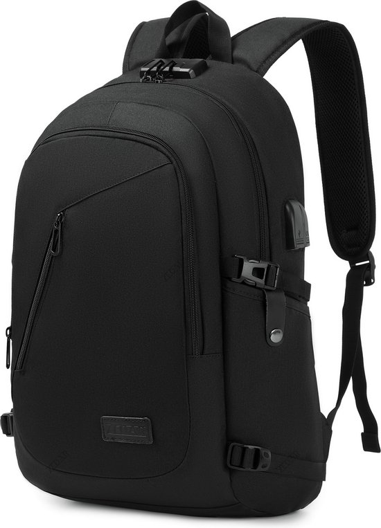 rugzak-heren-laptop-618wwn-1.jpg Anti Diefstal Waterdichte Rugzak Inclusief Usb Oplaadstation Laptop tas 14 t/m 15,6... | bol - Afbeelding 1