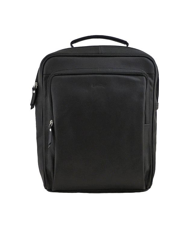 rugzak-heren-laptop-789omn-1.jpg Landley 13 inch Laptop Rugtas Rugzak Dames en Heren Leer Zwart Houtkamp Lederwaren - Afbeelding 1