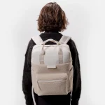 Kapten & Son Bergen Pro laptoprugzak teddy fleece | 022577 Beige