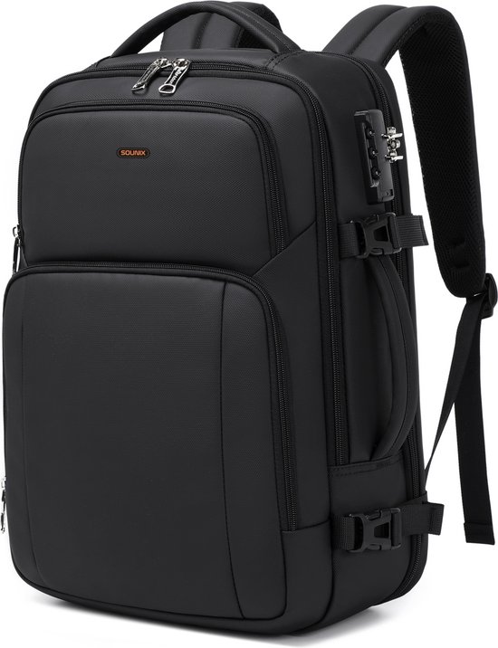 rugzak-laptop-15-inch-012iqd-1.jpg Sounix Rugzak Laptop Rugtas Rugtas Heren & Dames Laptoptas tot 15 inch Hoge... | bol - Afbeelding 1