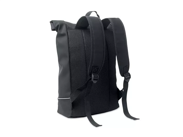 rugzak-laptop-15-inch-183lid.webp Norländer Simply Green rol rugtas 2.0 RPET ZWART 42x22x50cm - Afbeelding 1