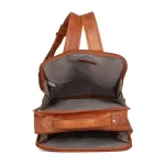 Leren Rugzak 16.4 inch Virginia Donkerbruin