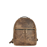 Sparwell | Stoere "vintage" buffel leren dames rugzak cognac | Tory Blauw mode