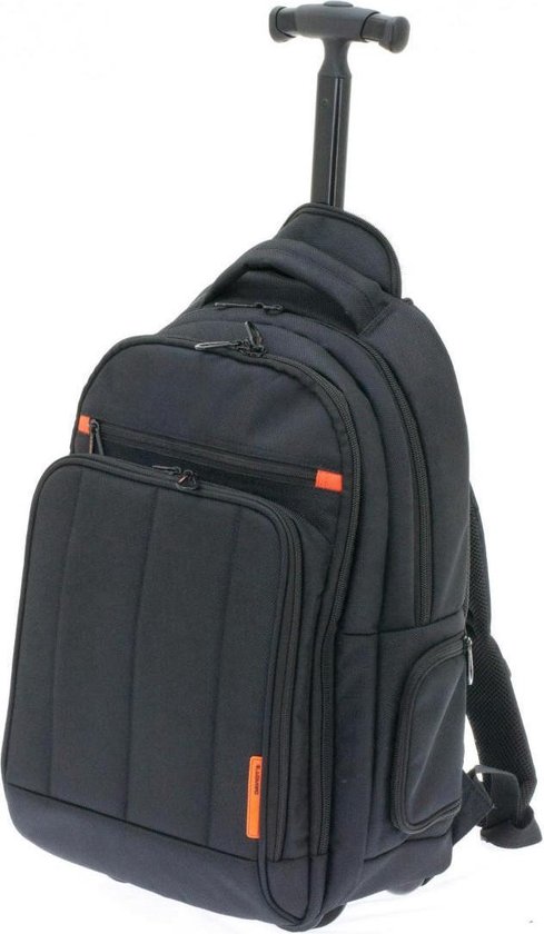 rugzak-met-wielen-777nvj-1.jpg Rugtas met wielen "The Davidt's Chase" Cabin size rugzak Handbagage - Afbeelding 1