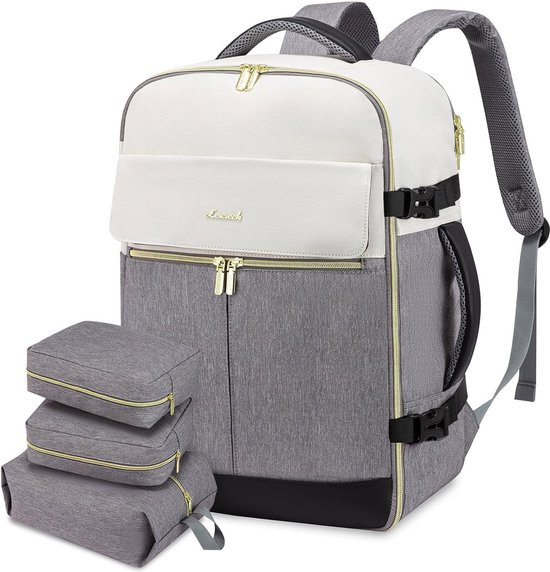 rugzak-vliegtuig-377omz-1.jpg Reisrugzak voor vliegtuig 40 liter Dames en heren Laptopvak 17 inch | bol - Afbeelding 1