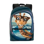 Rugzak One2 Cartoon Vliegtuig Giraf Grappige Goedkope Schooltas Rugtas reitontassen