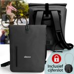 Vebics Fietstas Rugzak voor Laptop Waterdicht Incl cijferslot | Decathlon