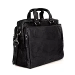 Leren Laptoptas 16.4 inch Mississippi Zwart