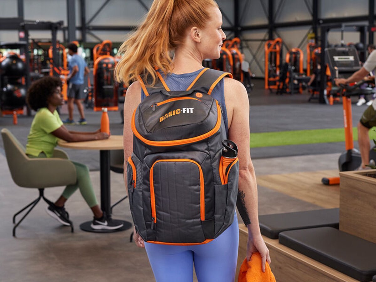 sporttas-rugzak-650mjr-1.jpg Basic Fit rugzak tas Fitnesstas 34 liter 48x28x18 cm | bol - Afbeelding 1