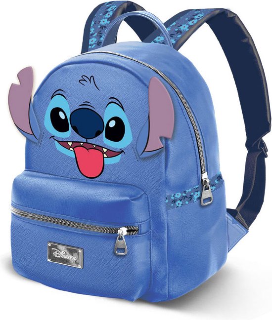 stitch-rugzak-438txf-1.jpg Disney Lilo & Stitch rugtas Stitch Heady backpack Blauw 21 x 27 x 14 cm | bol - Afbeelding 1